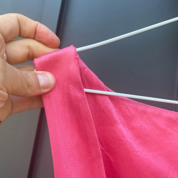 Vintage 90's Fitted Satin Hourglass Dress- Barbie, Size 4-6 - Picture 7 of 11